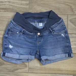 H&M Maternity Cutoff Shorts Denim Size Med
